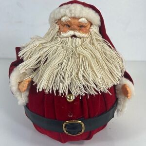 Vintage Silvestri Santa Claus 8” Height Christmas Ornament